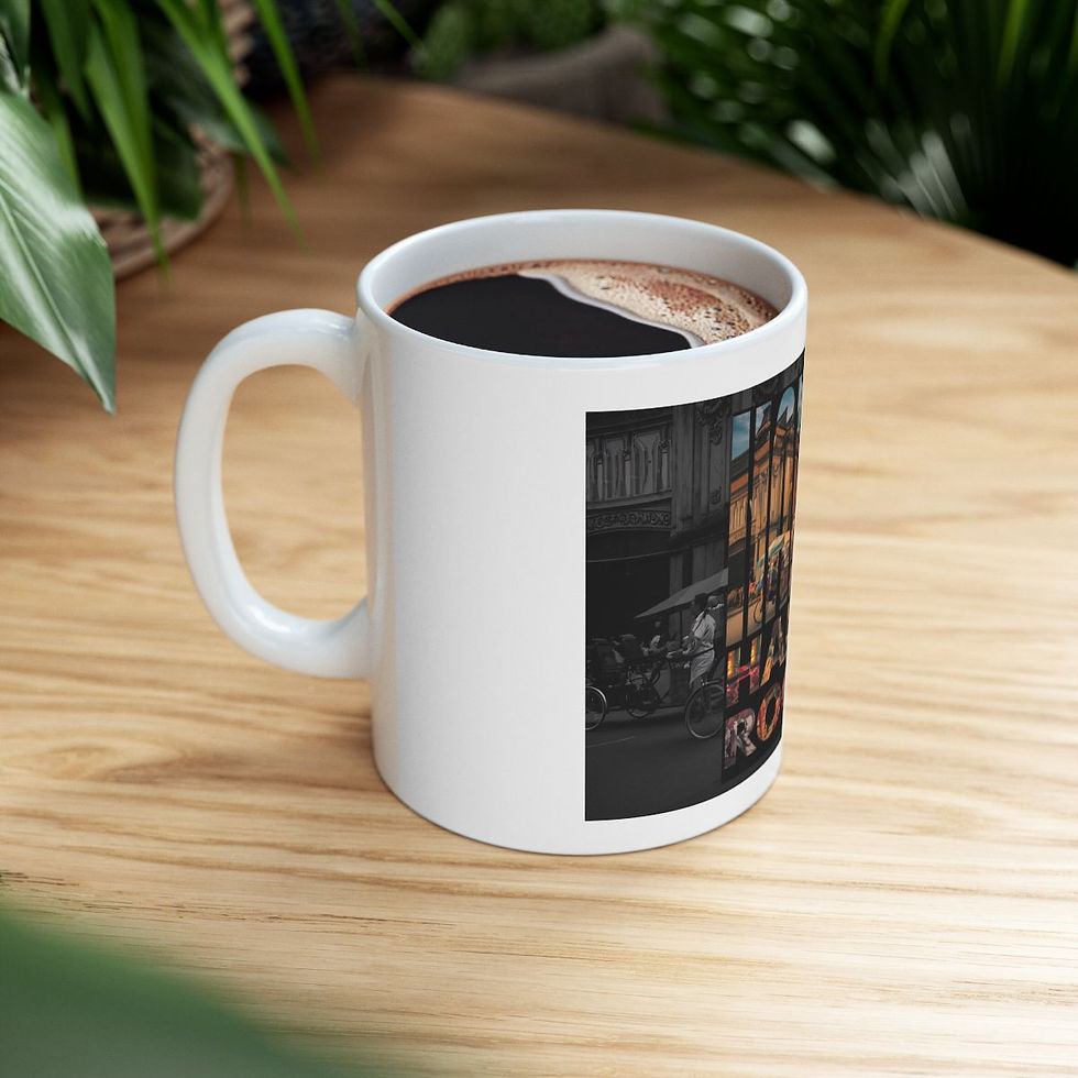 Thumbnail: TWL Hanoi Rocks Ceramic Mug, (11oz, 15oz)