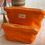 Miniature : Pochette XL éponge orange