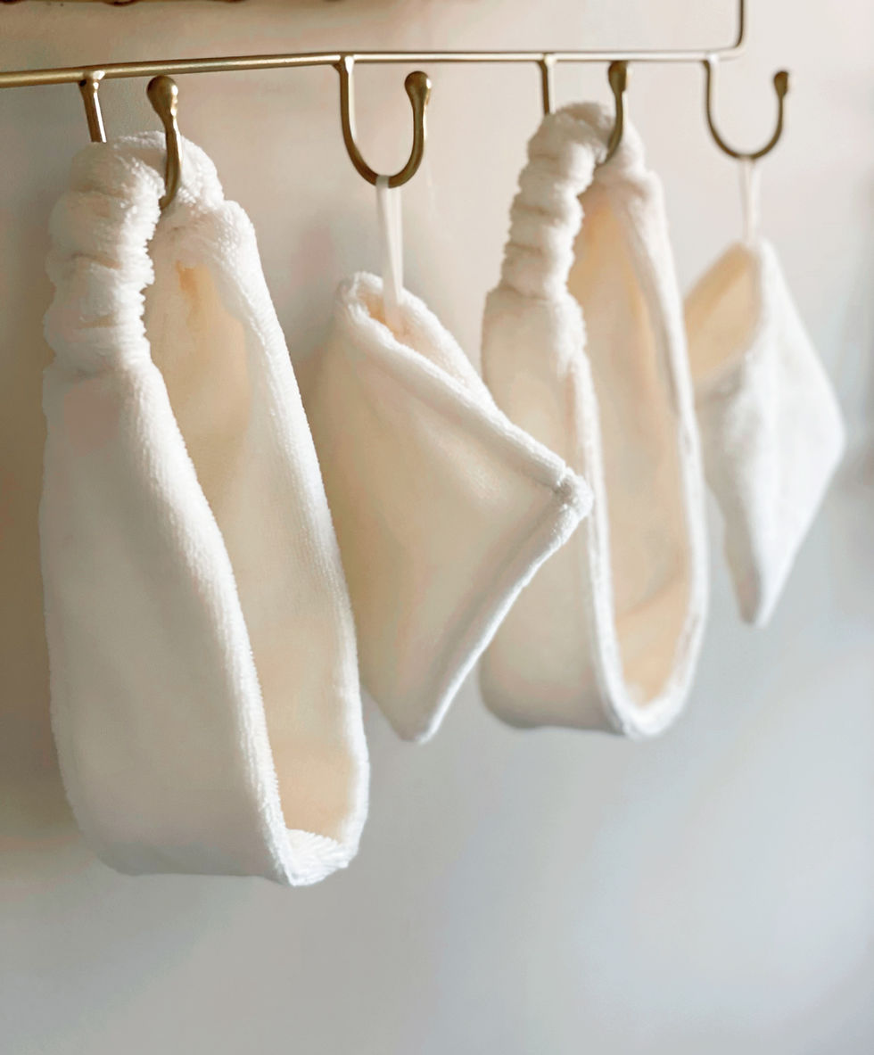 Miniature : Bandeau pour soin ou maquillage éponge de bambou