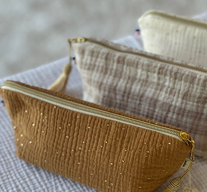 Pochette small gaze de coton