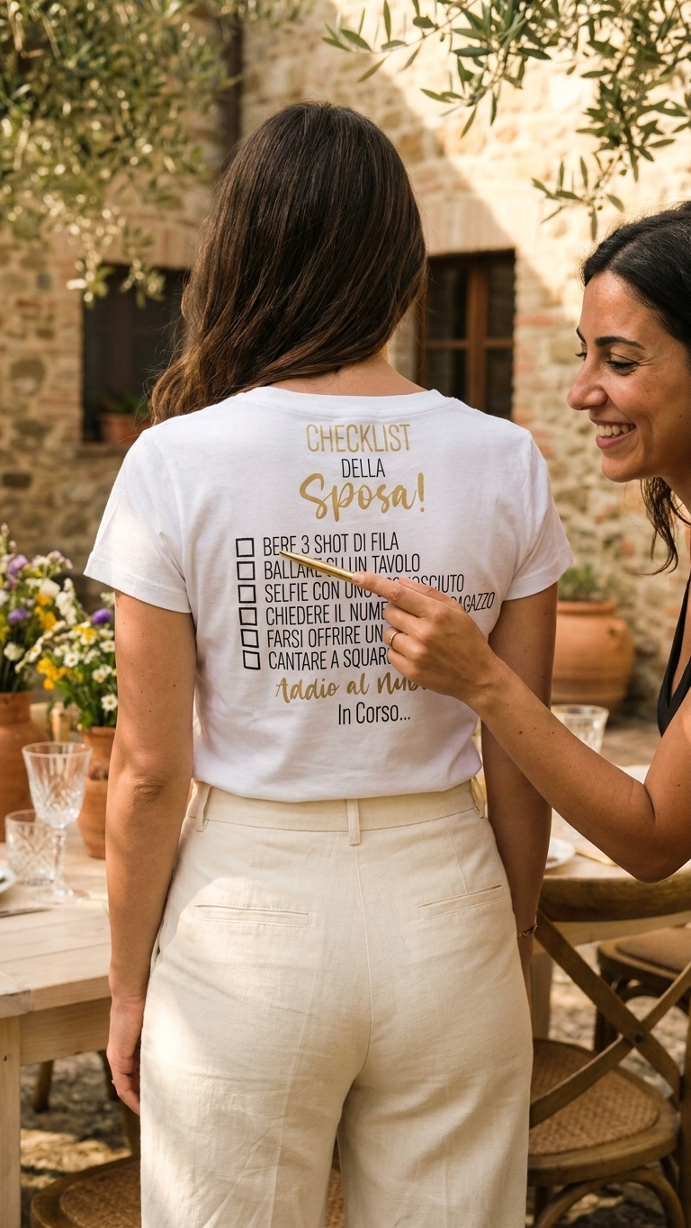 Miniatura: T-shirt Bride con frasi