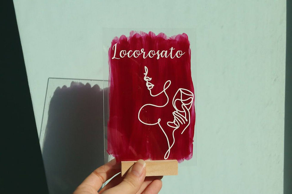 Miniatura: Segnatavoli Plexiglass
