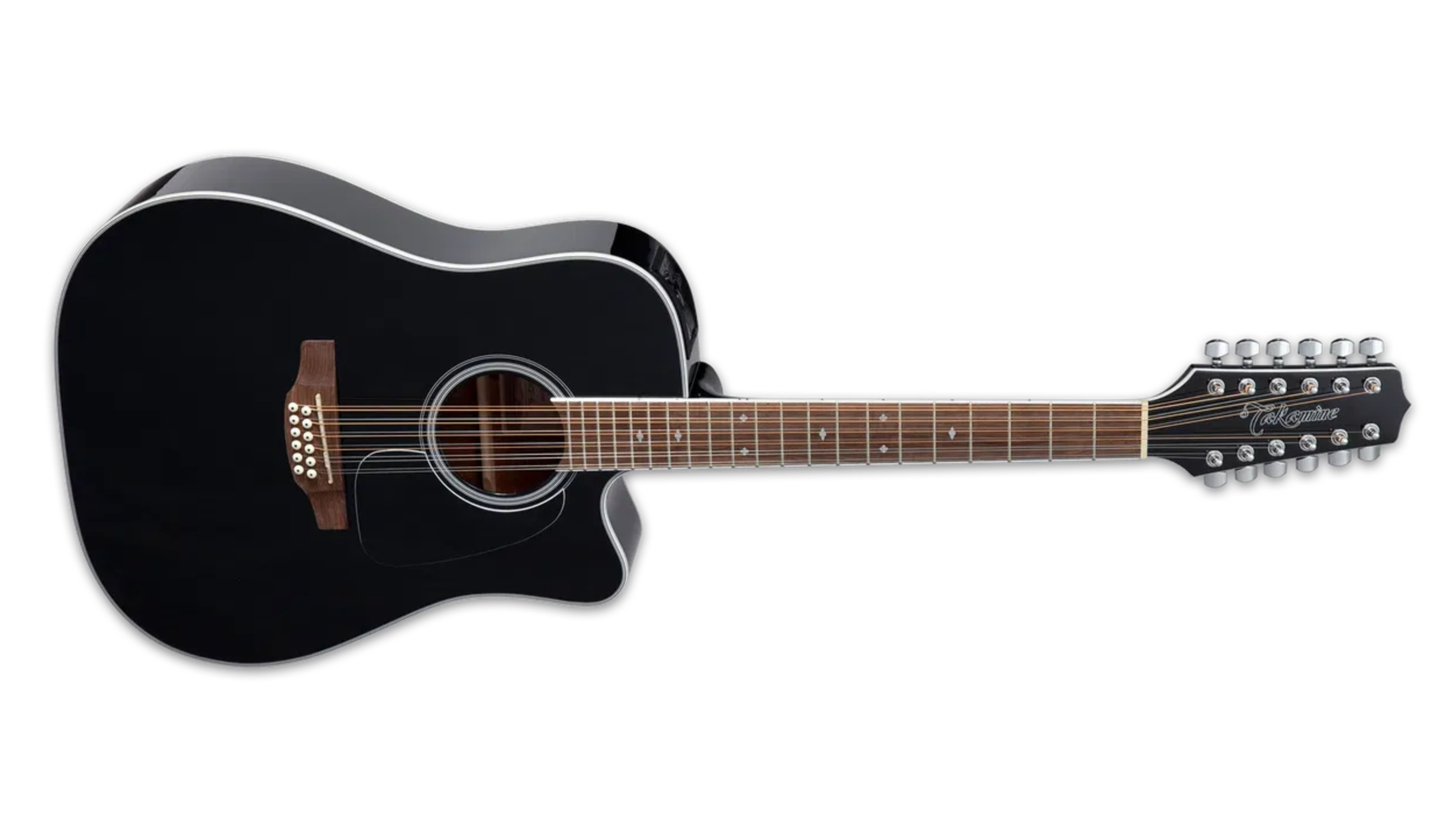 Takamine GD38CE-12 12 Cuerdas Docerola Black