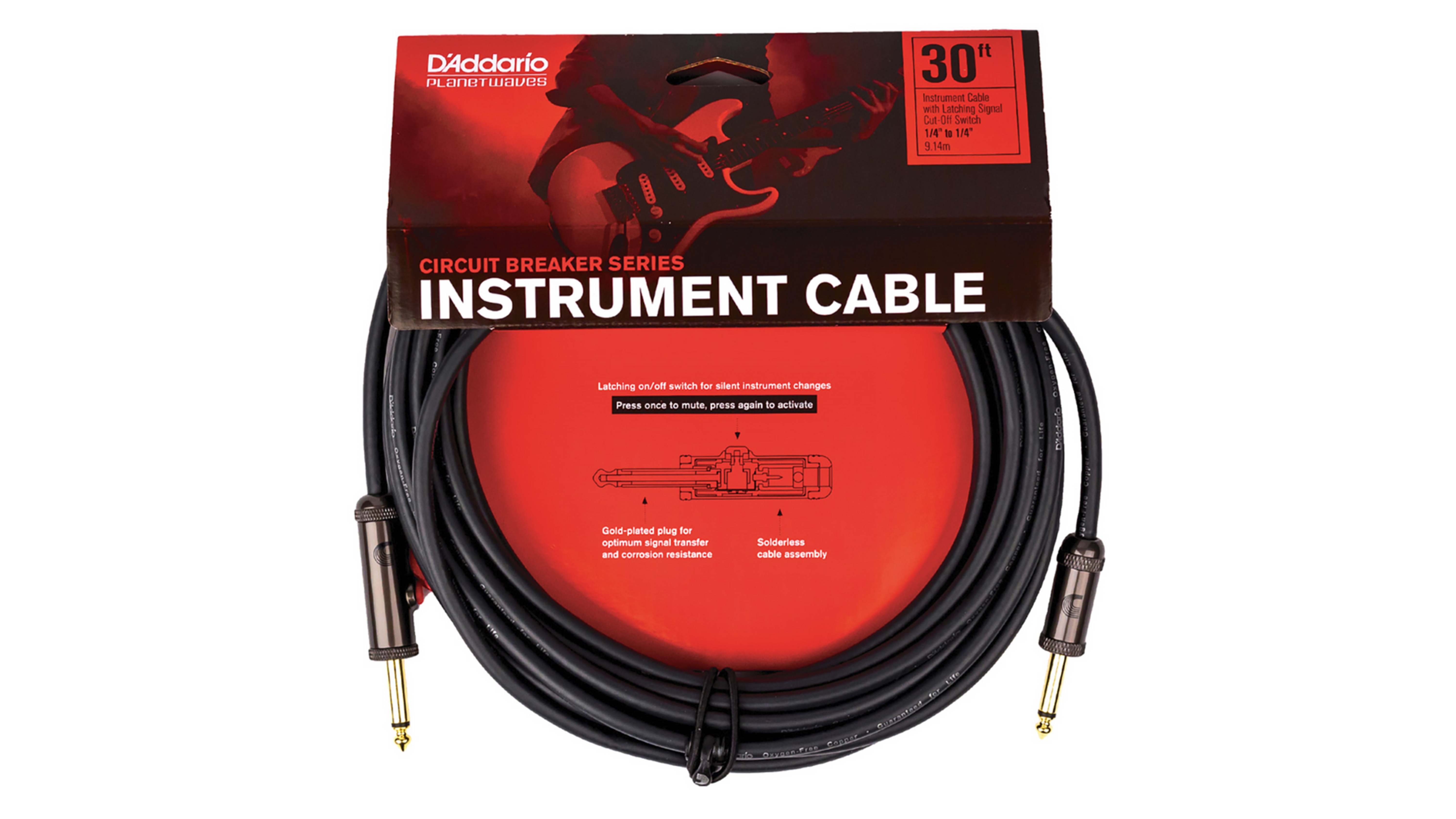 Cable 30FT Planet Waves PW-AGL-30