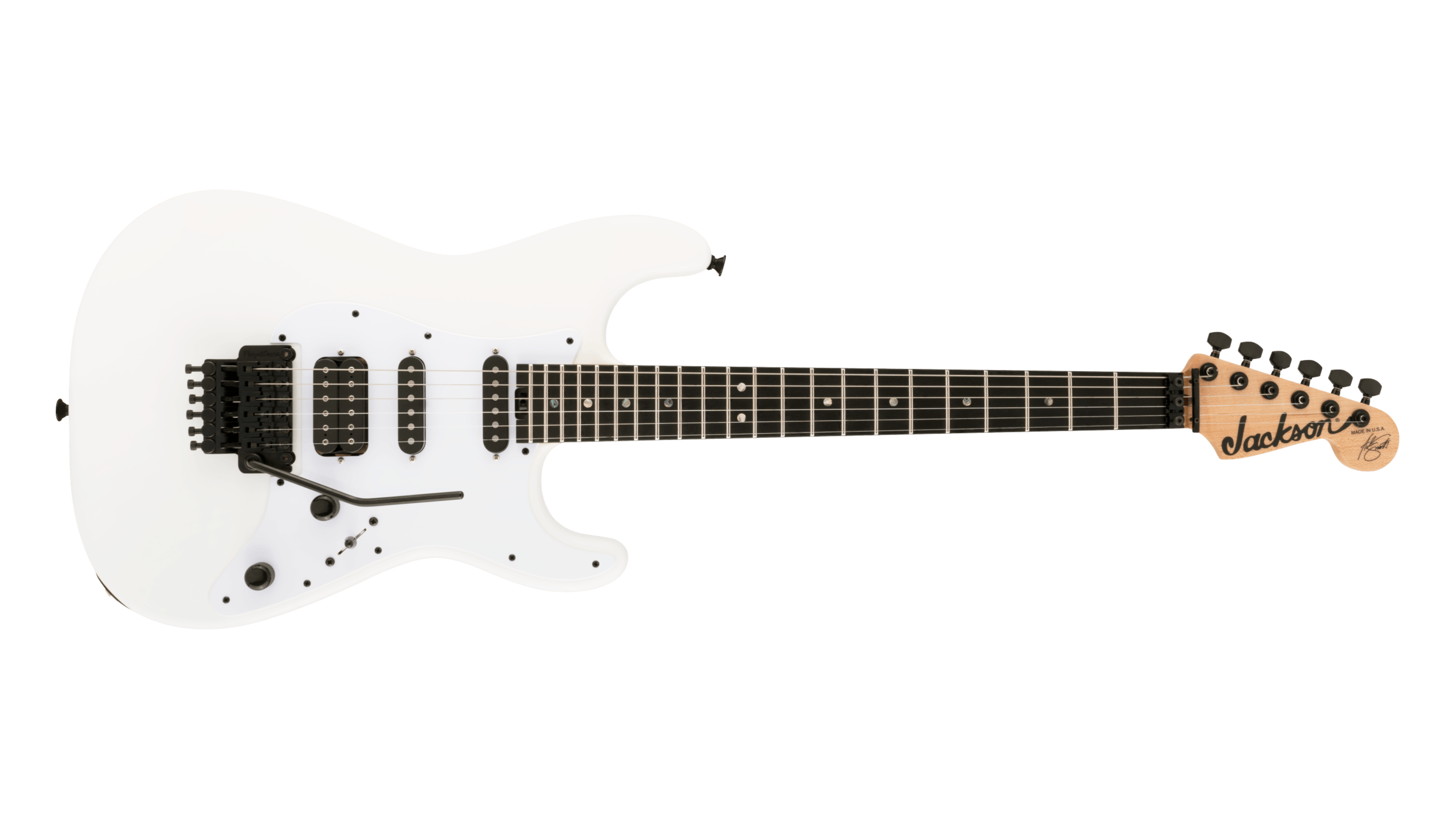 Jackson USA Signature Adrian Smith San Dimas SD Snow White