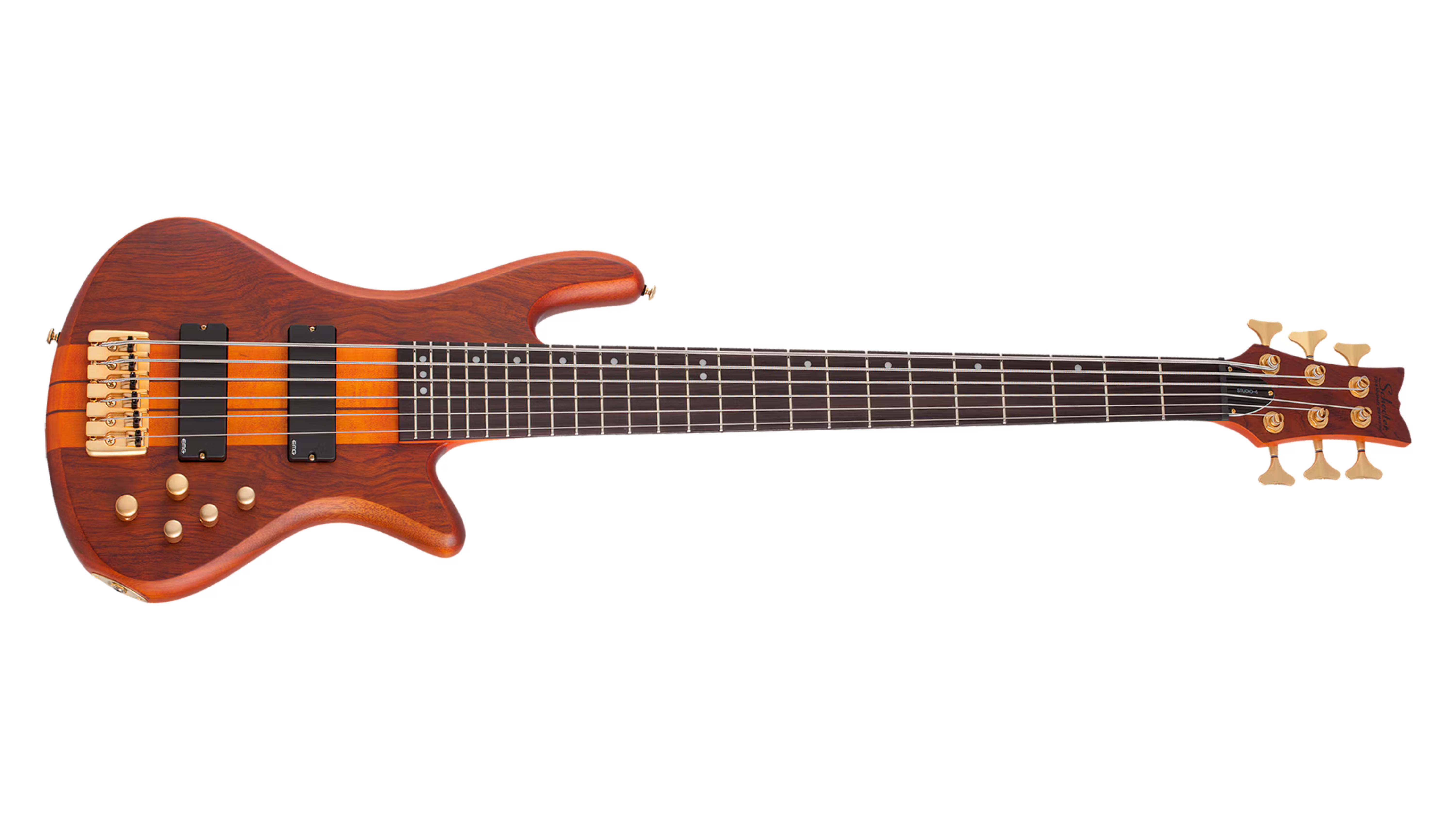 Bajo Schecter Stiletto Studio 6 Honey Satin