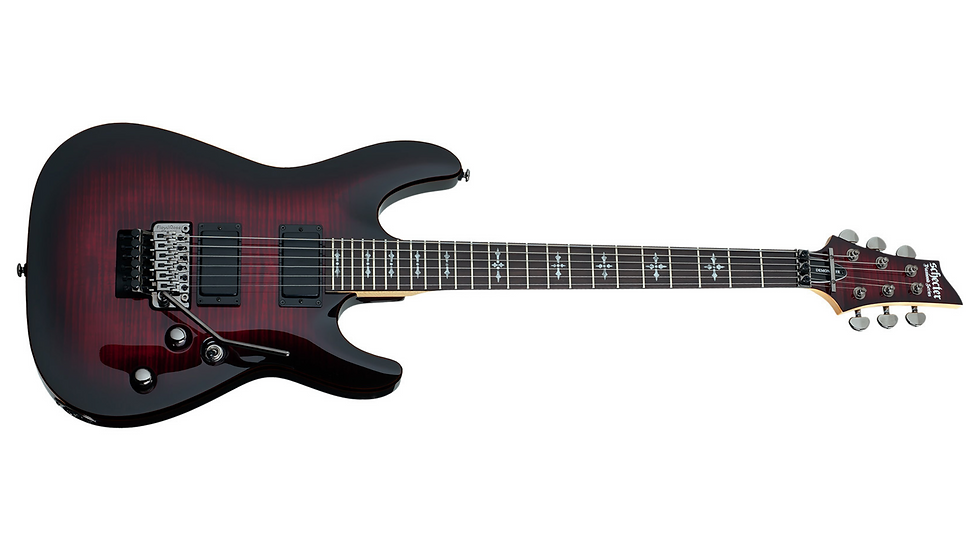 Schecter Demon 6 FR Carbon Black Matte