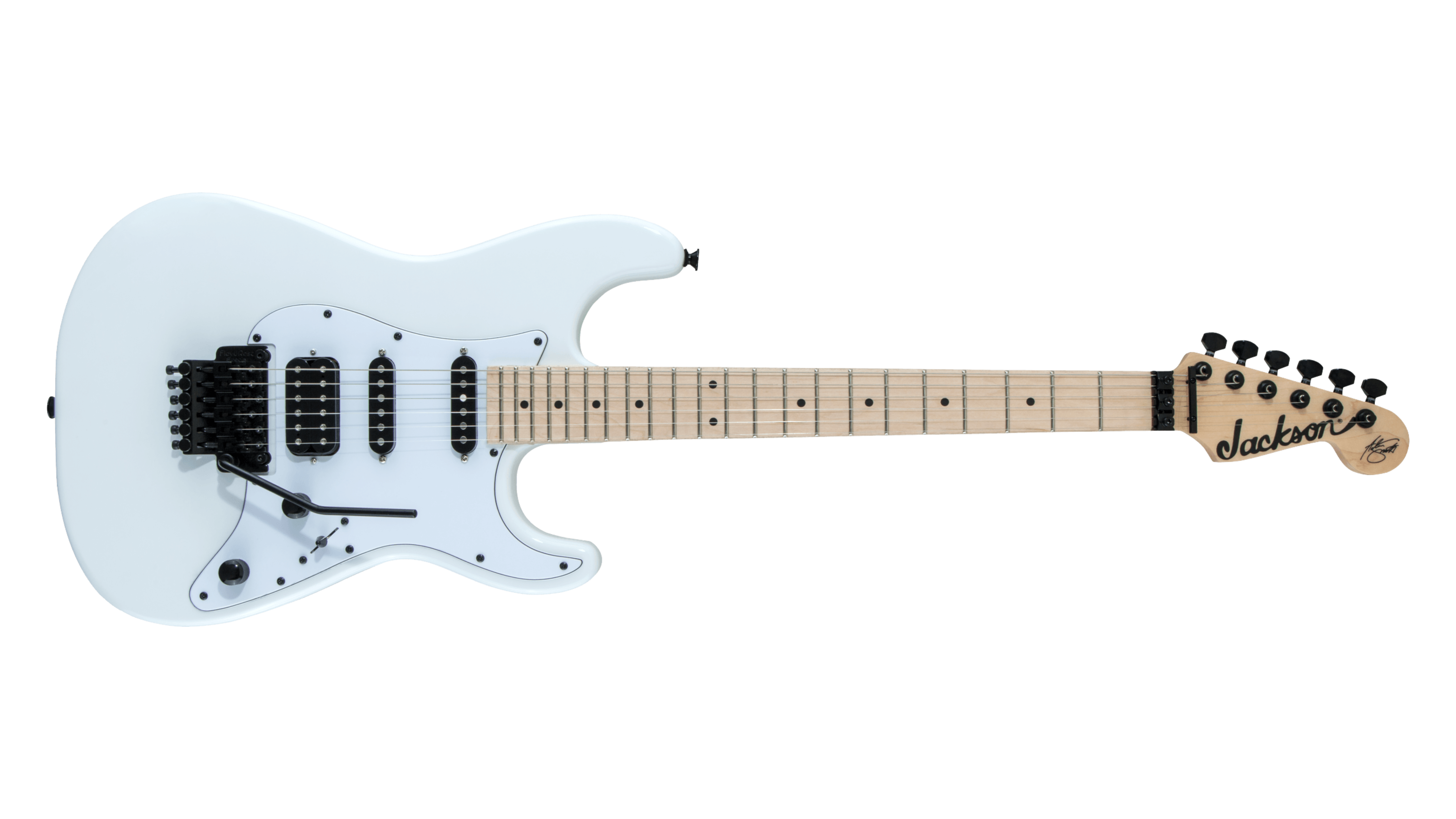 Jackson X Series Signature Adrian Smith SDXM Snow White with White Pickguard