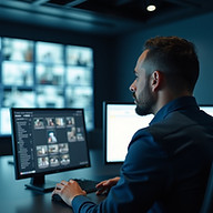 Alarm monitoring station