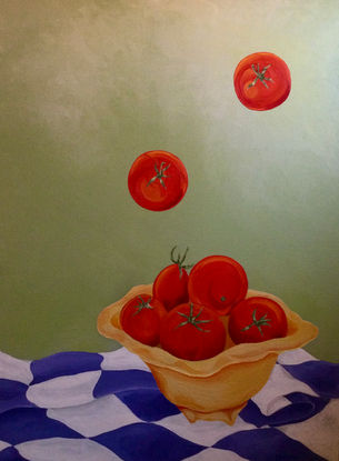 Levitating Tomatoes
