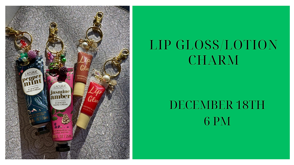 Lip Gloss/ Lotion Charm