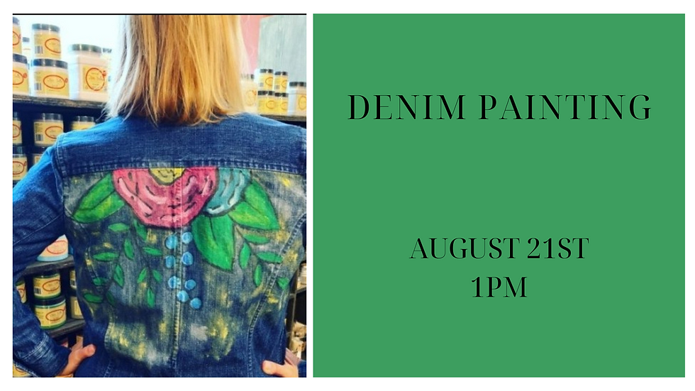 BYOD: Bring your own Denim Painting