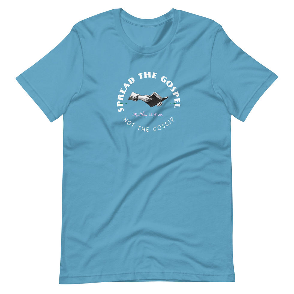 Thumbnail: Spread The Gospel Not The Gossip Short-sleeve unisex t-shirt