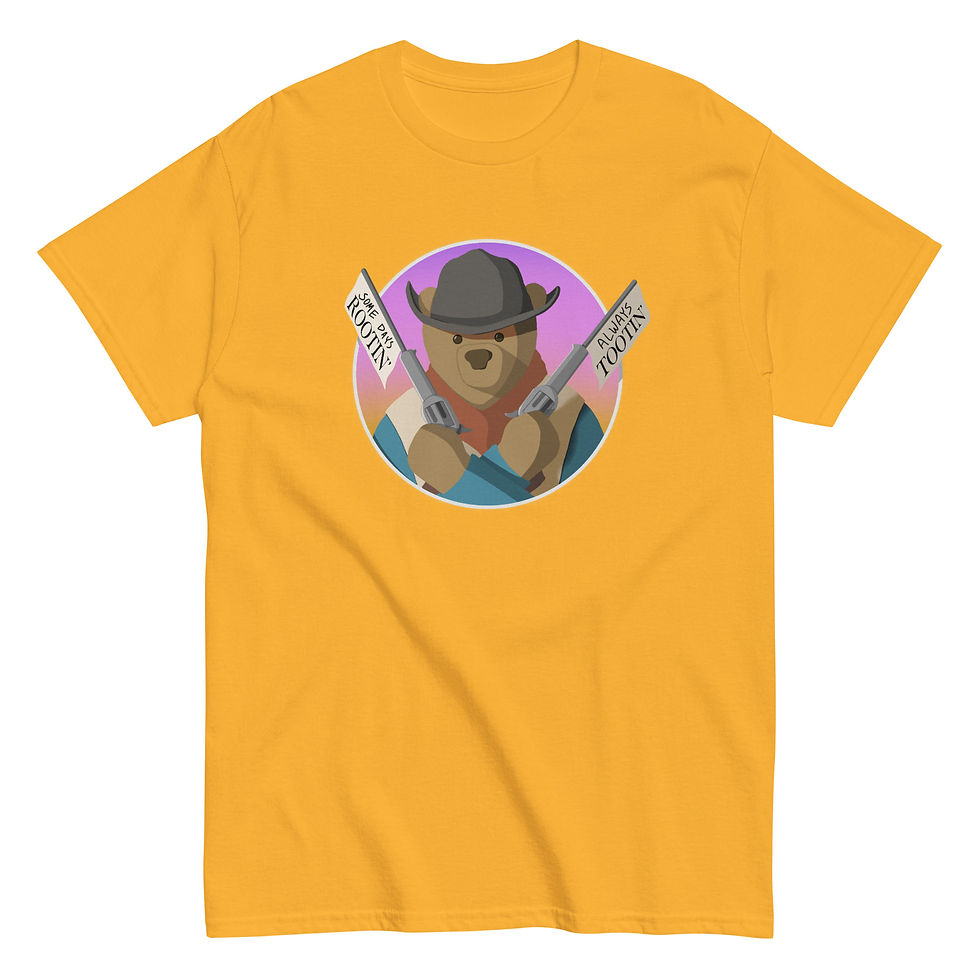 Thumbnail: rootin' tootin' tee