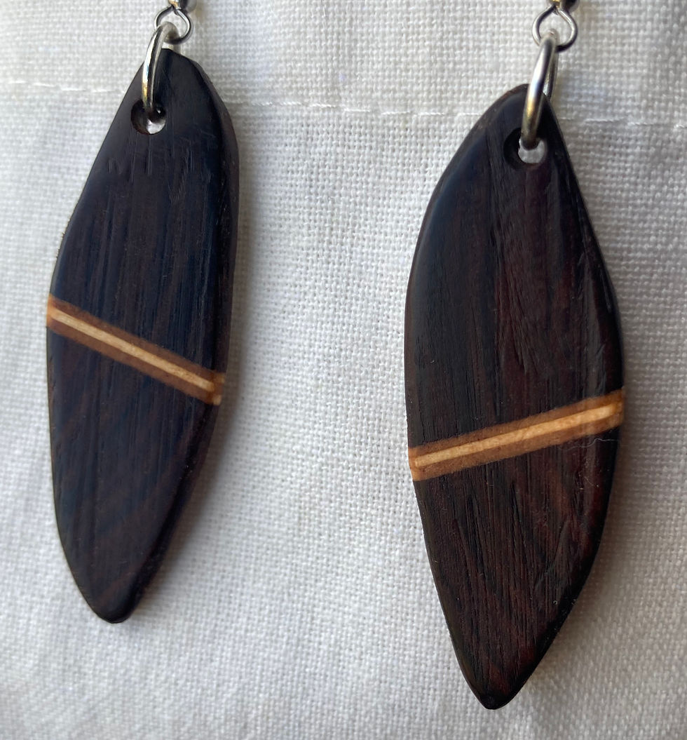 Thumbnail: mesquite oak earrings