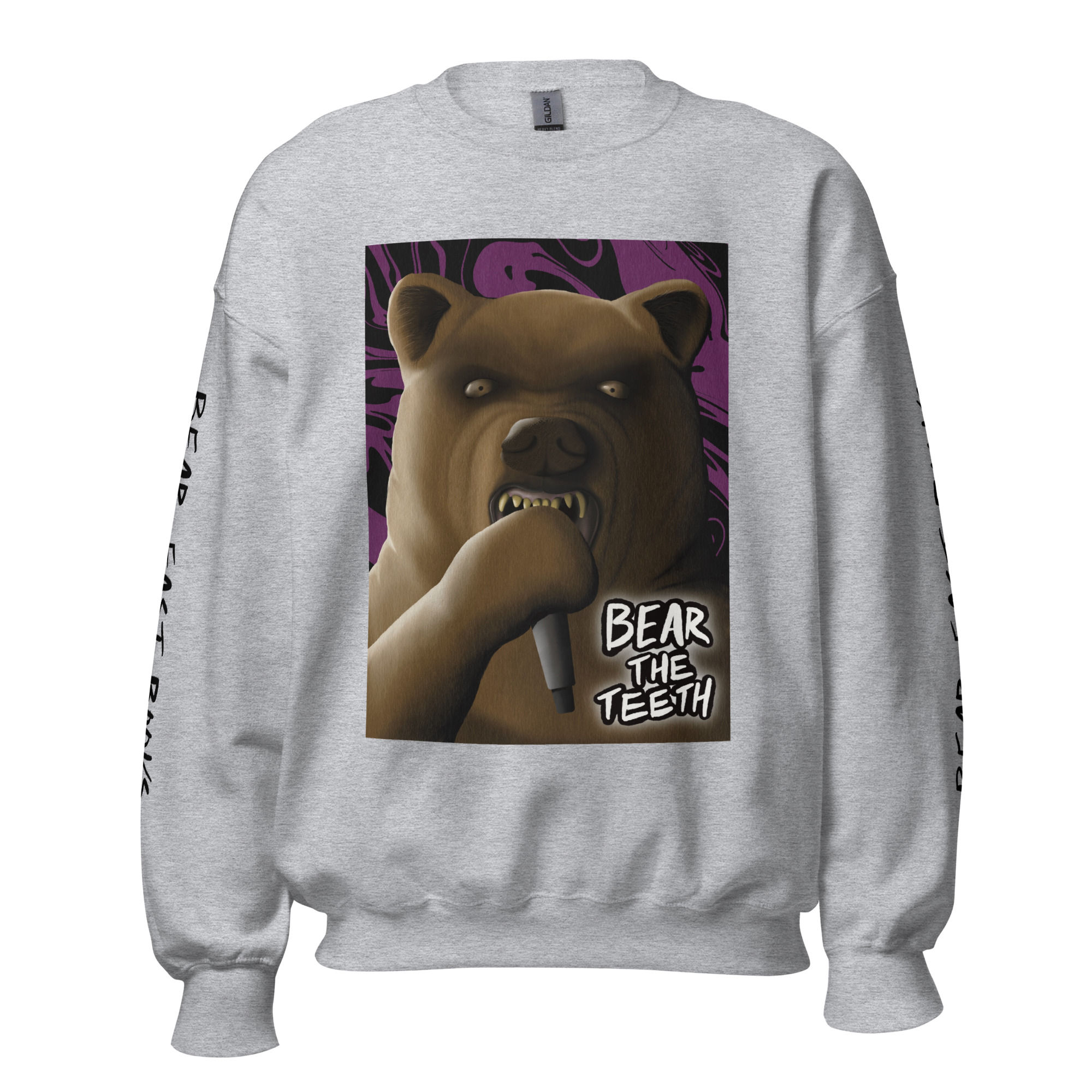 angy bear sweatshirt