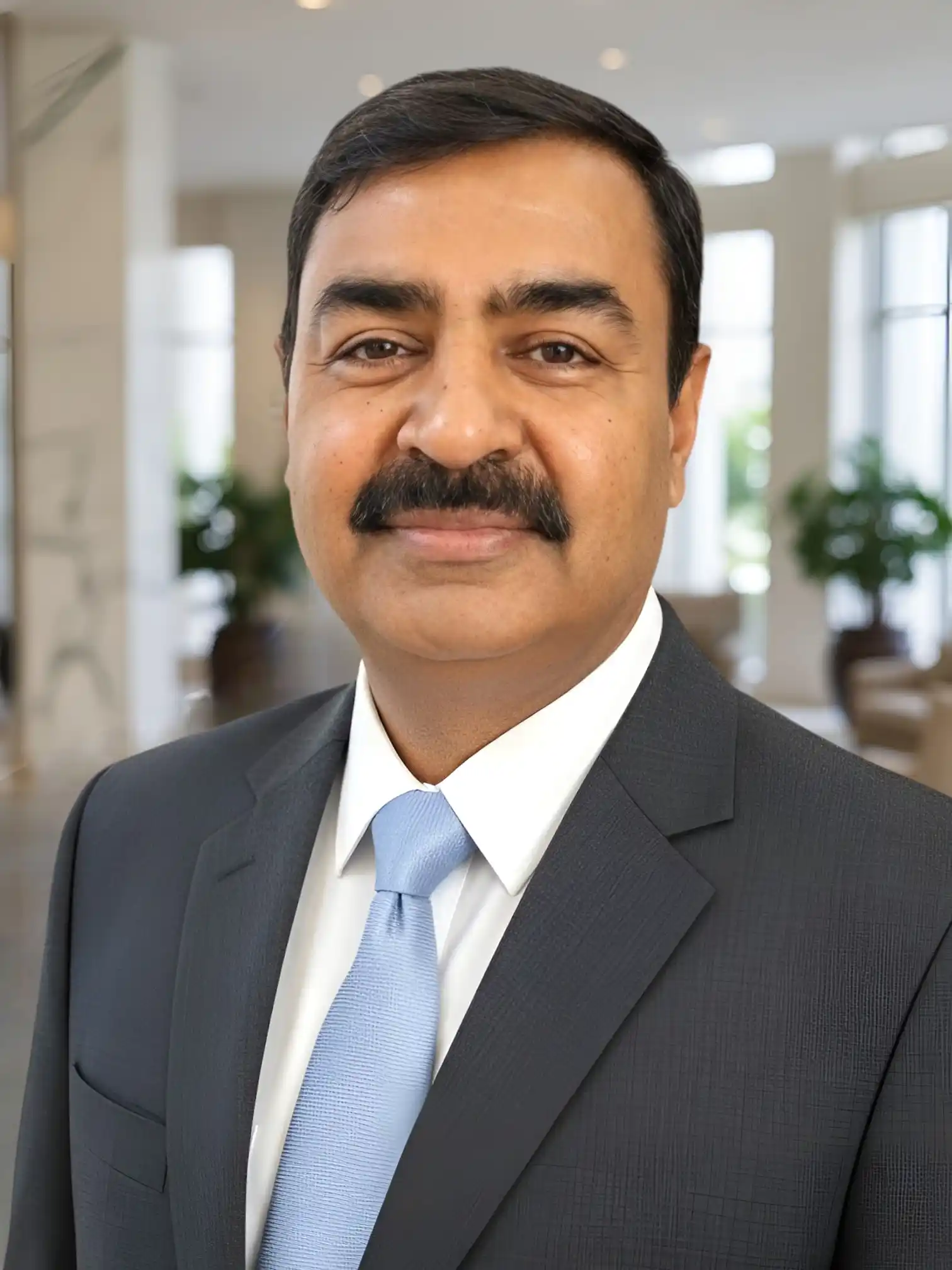 Sharwan Kumar Garg, Co-Founder of GFM Resorts, captured at the luxurious wedding resort in Tricity. Representing dedication, tradition, and the commitment behind one of the best wedding resorts near Chandigarh, Zirakpur, Ambala, Mohali, Lalru, and Panchkula — symbolizing warmth, leadership, and premium hospitality.