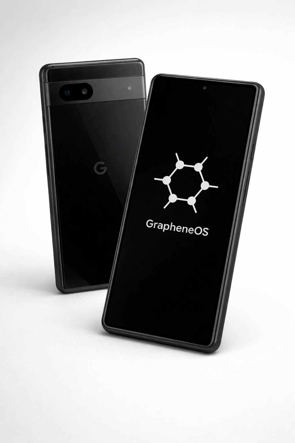 Google Pixel 9a mit GrapheneOS Smartphone, Farbe:Obsidian