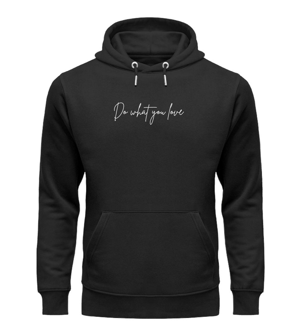 Miniaturbild: Do what you love  - Unisex Organic Hoodie 