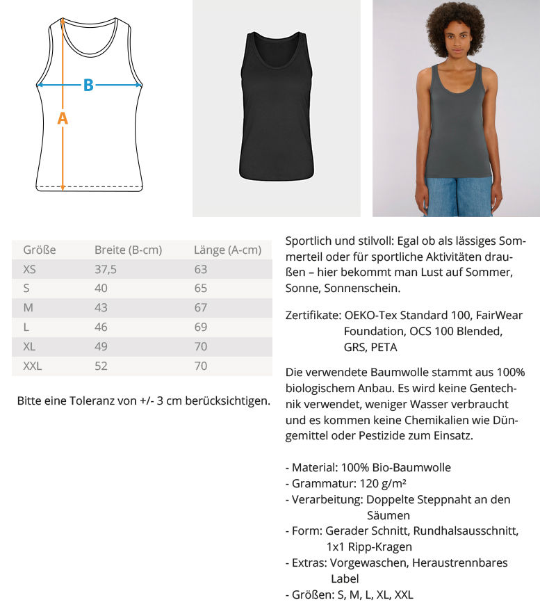 Miniaturbild: I AM - Stella Dreamer Damen Tanktop (Rückenprint)