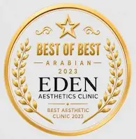 EDEN AESTHETICS Clinic Dubai awarded Best Aesthetic Clinic 2023 by Best of Best Arabian