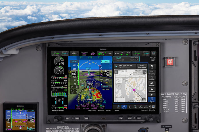 View AXIS screen setups in a Cessna 182S Aircraft
