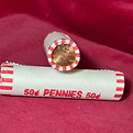 34 - Coins - 2 rolls of 2025-D Cents BU #4 copy_edited.jpg
