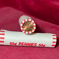 20 - Coins - 2 rolls of 2025-D Cents BU #2_edited.jpg