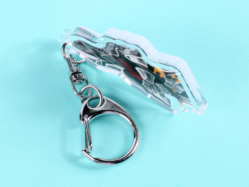 Thumbnail: Royal Knight Clear Acrylic Single Side Key Chain 2"