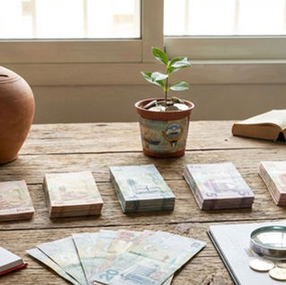                      طريقة تقسيم الراتب