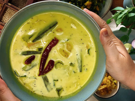 Boitalu bhendi dahi kaanji