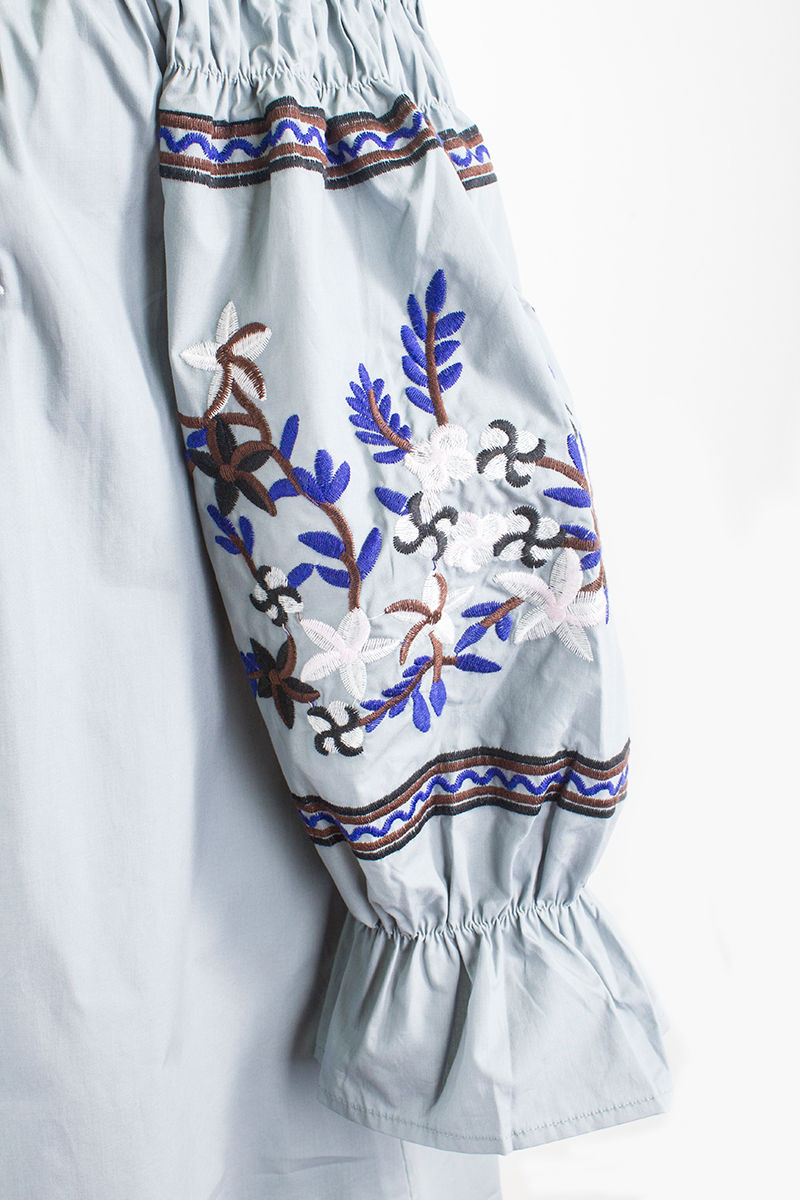 Thumbnail: Cameno Boho Dress Grey