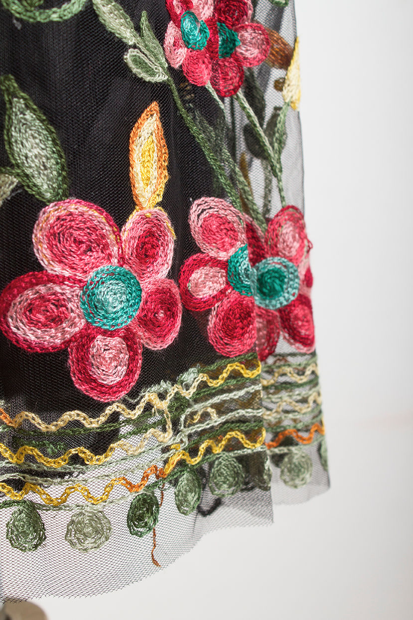 Thumbnail: Rilace Embroidered Skirt