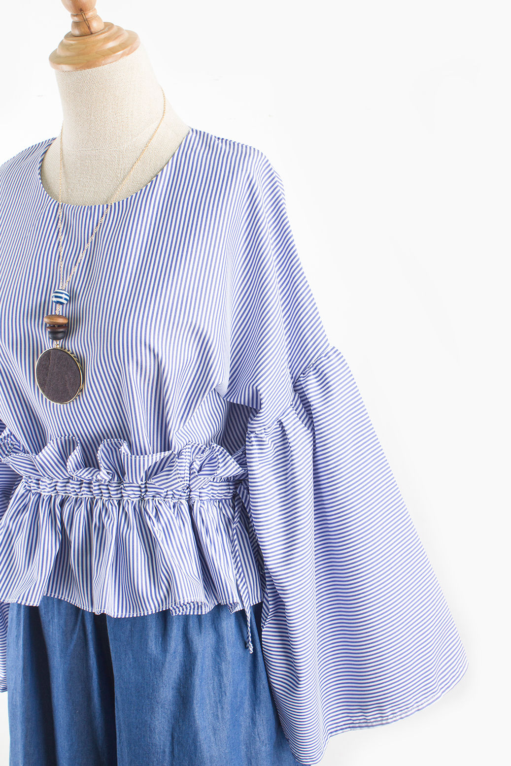 Yaletha Gathered Top