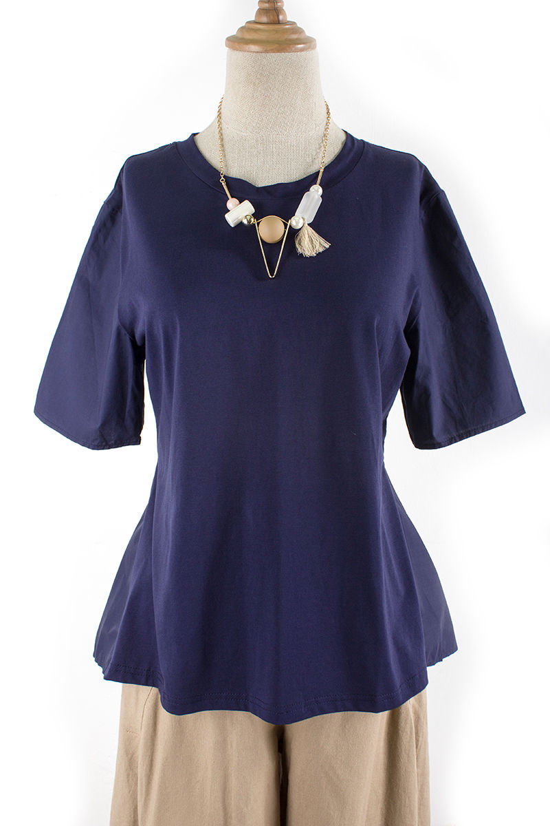 Backorder Samidas Flowy Top Navy
