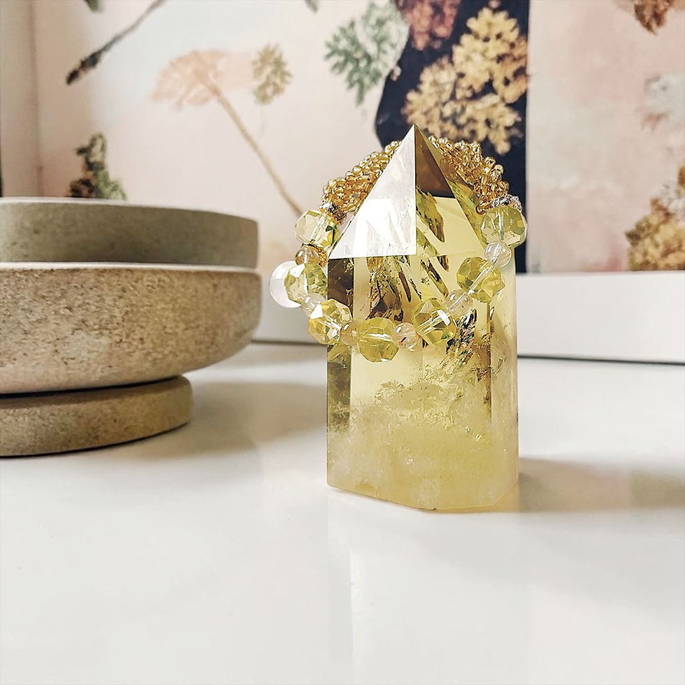 Thumbnail: Blessed Sunshine Citrine Crystal Bracelet