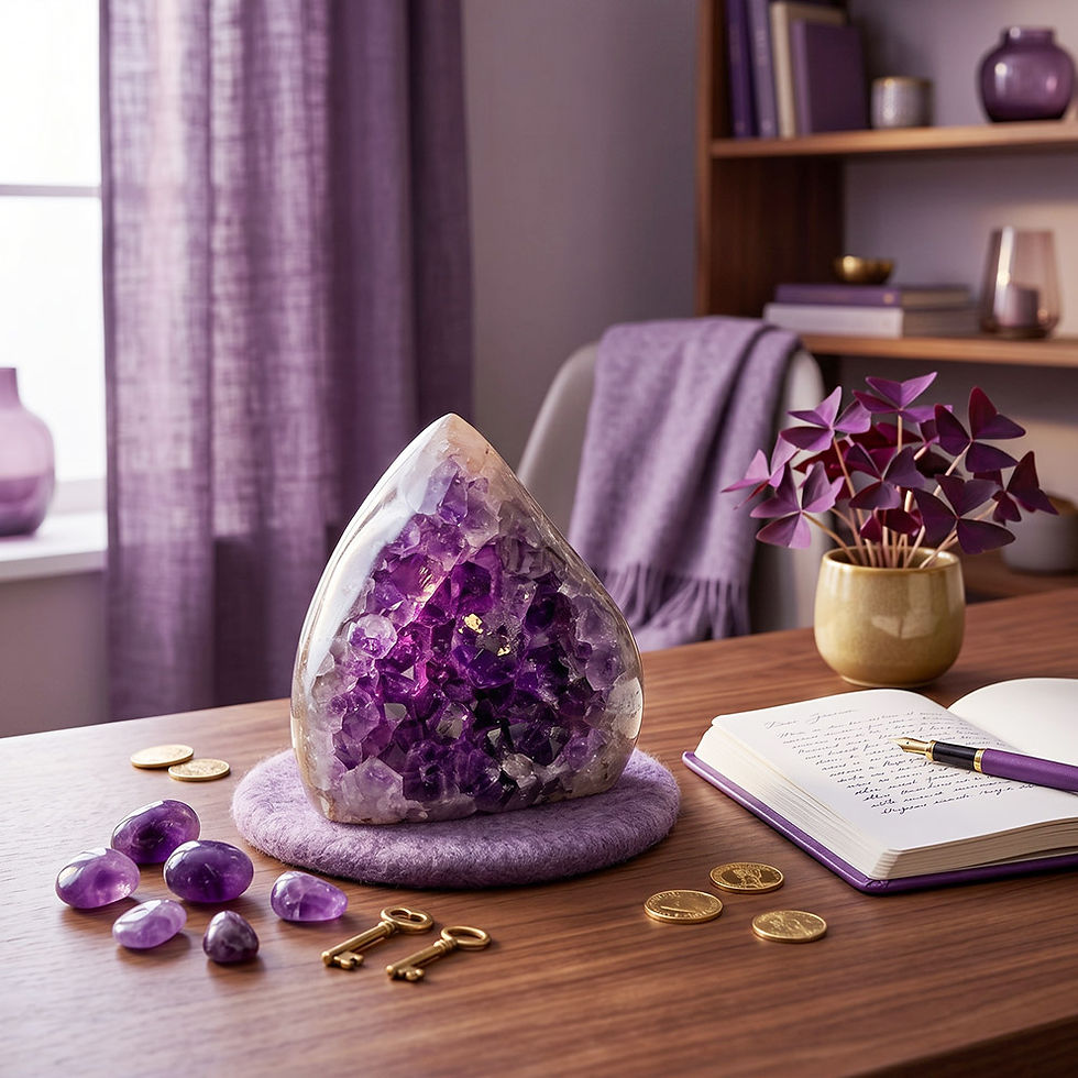 Thumbnail: Lucky Horizon Amethyst Agate V596