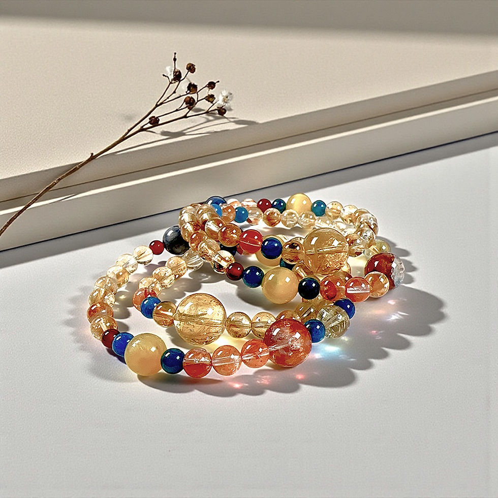 Thumbnail: Bespoke Money Multiplier Feng Shui Bracelet