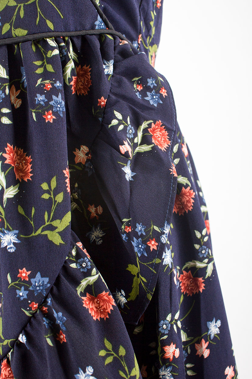 Thumbnail: Idna Floral Skater Dress