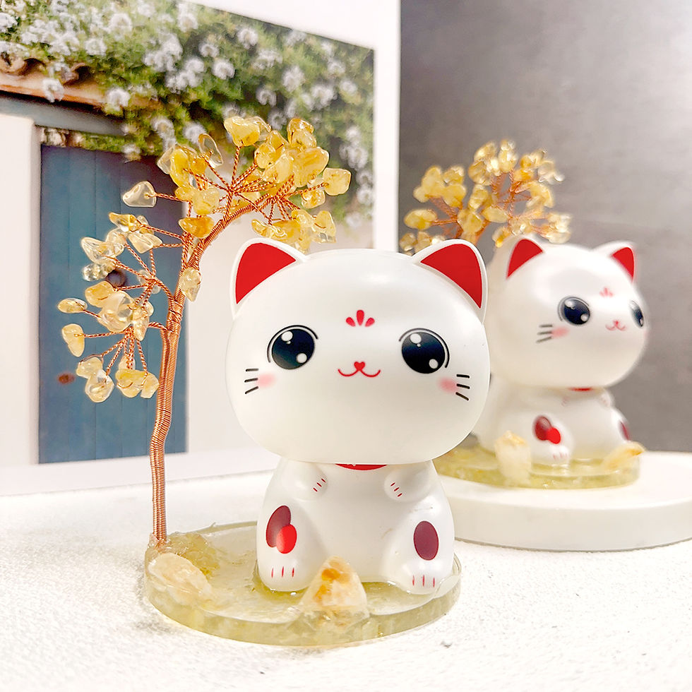 Thumbnail: 我不要不要发 Money Cat Crystal Display