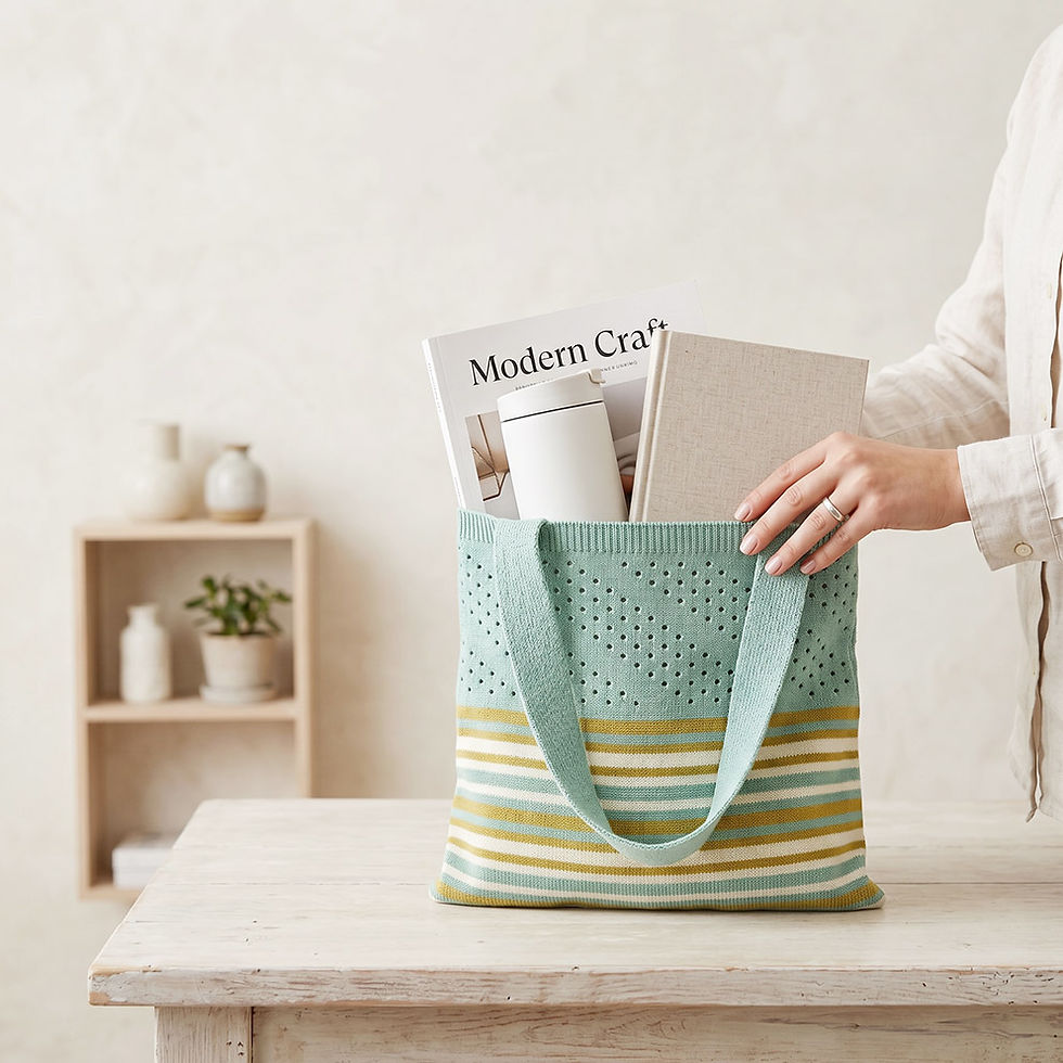 Thumbnail: Soulful Living Knit Tote