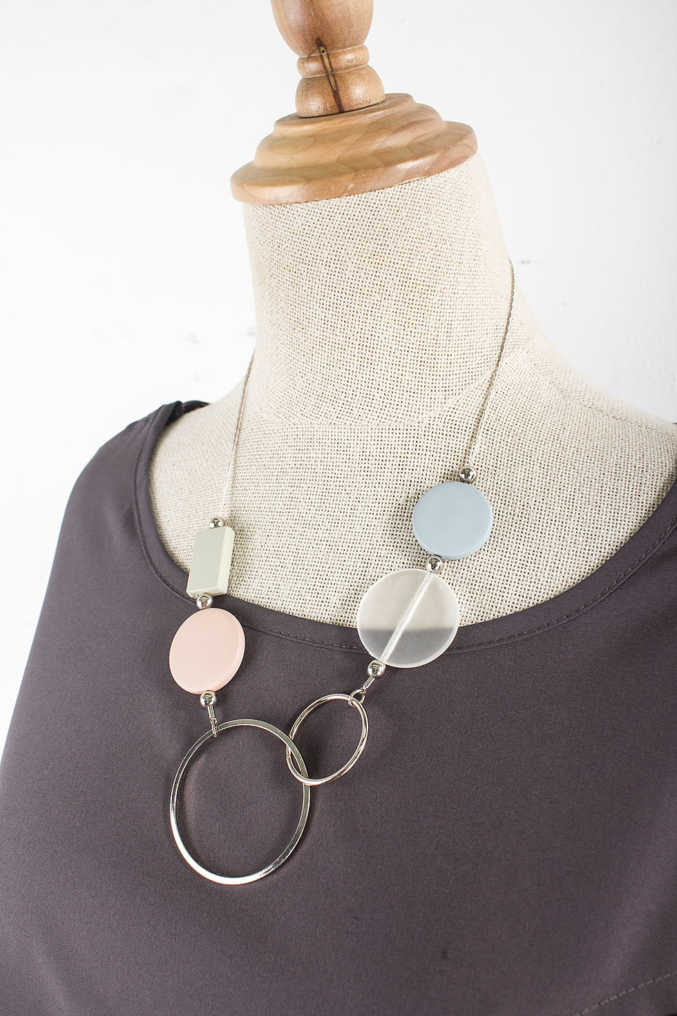 Thumbnail: Abena Side Loop Blouse Grey