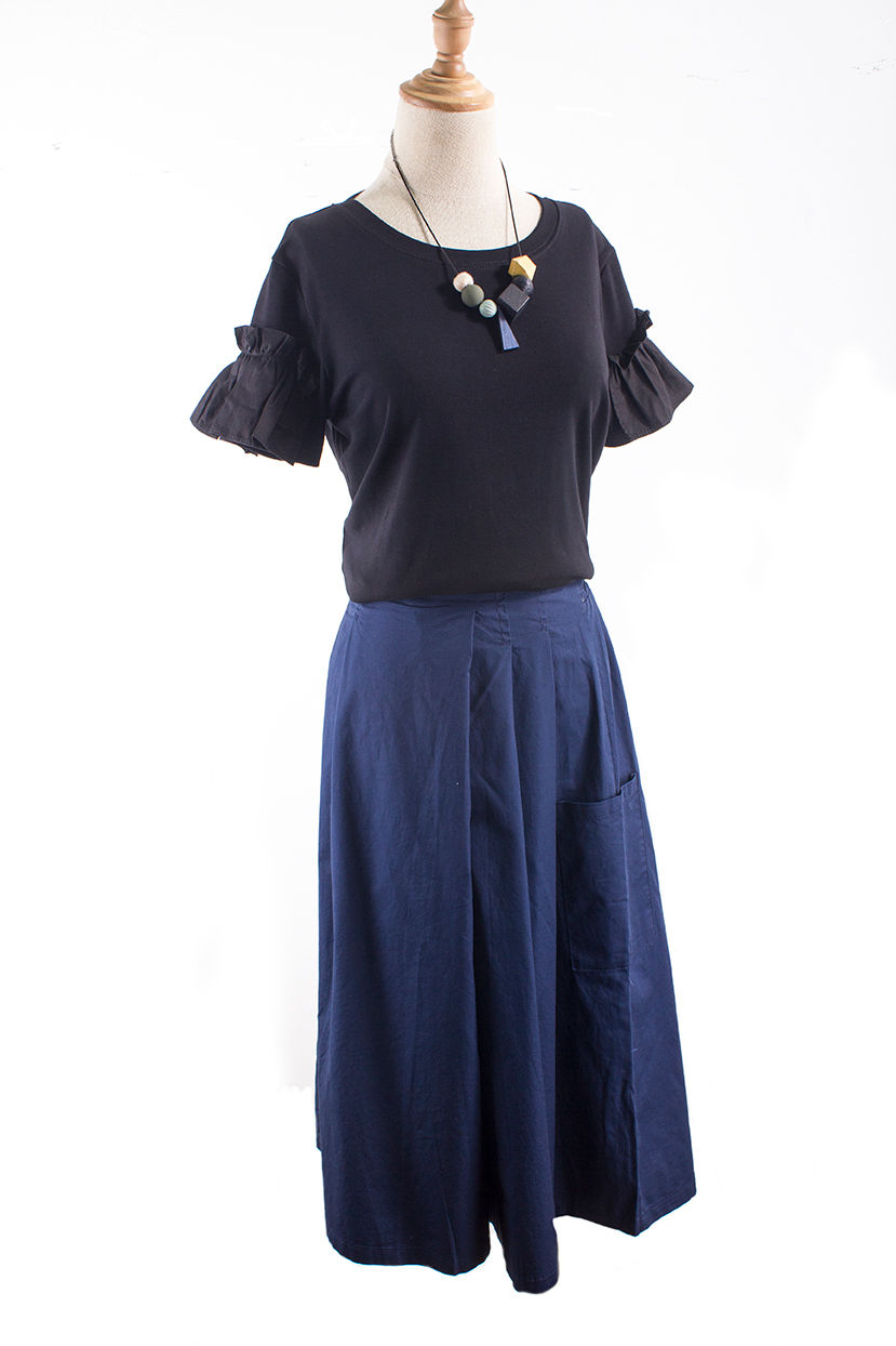 Thumbnail: Mista Gathered Top Black