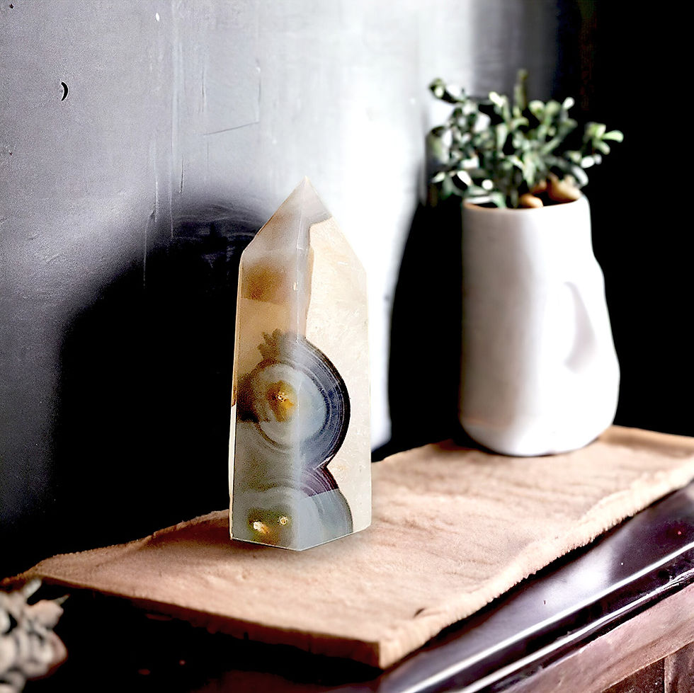 Thumbnail: Scottish Blue Agate Towers