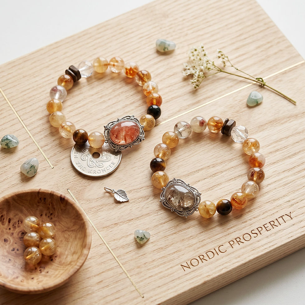 Thumbnail: Wizard of Wealth Citrine Crystal Bracelet
