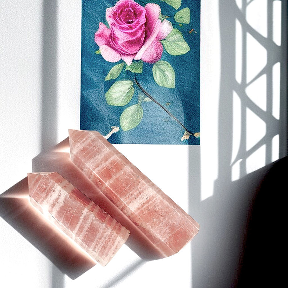 Thumbnail: Lavender Rose Quartz Tower