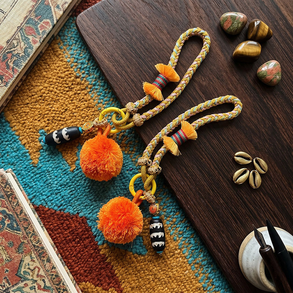Thumbnail: Wings of Five Blessings Tibet Charm