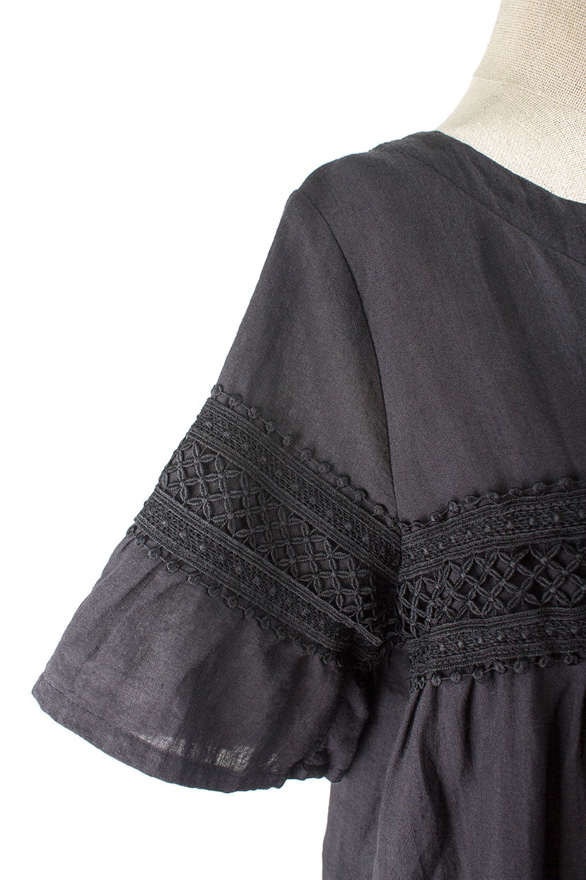 Thumbnail: Nebino Crochet Shift Dress