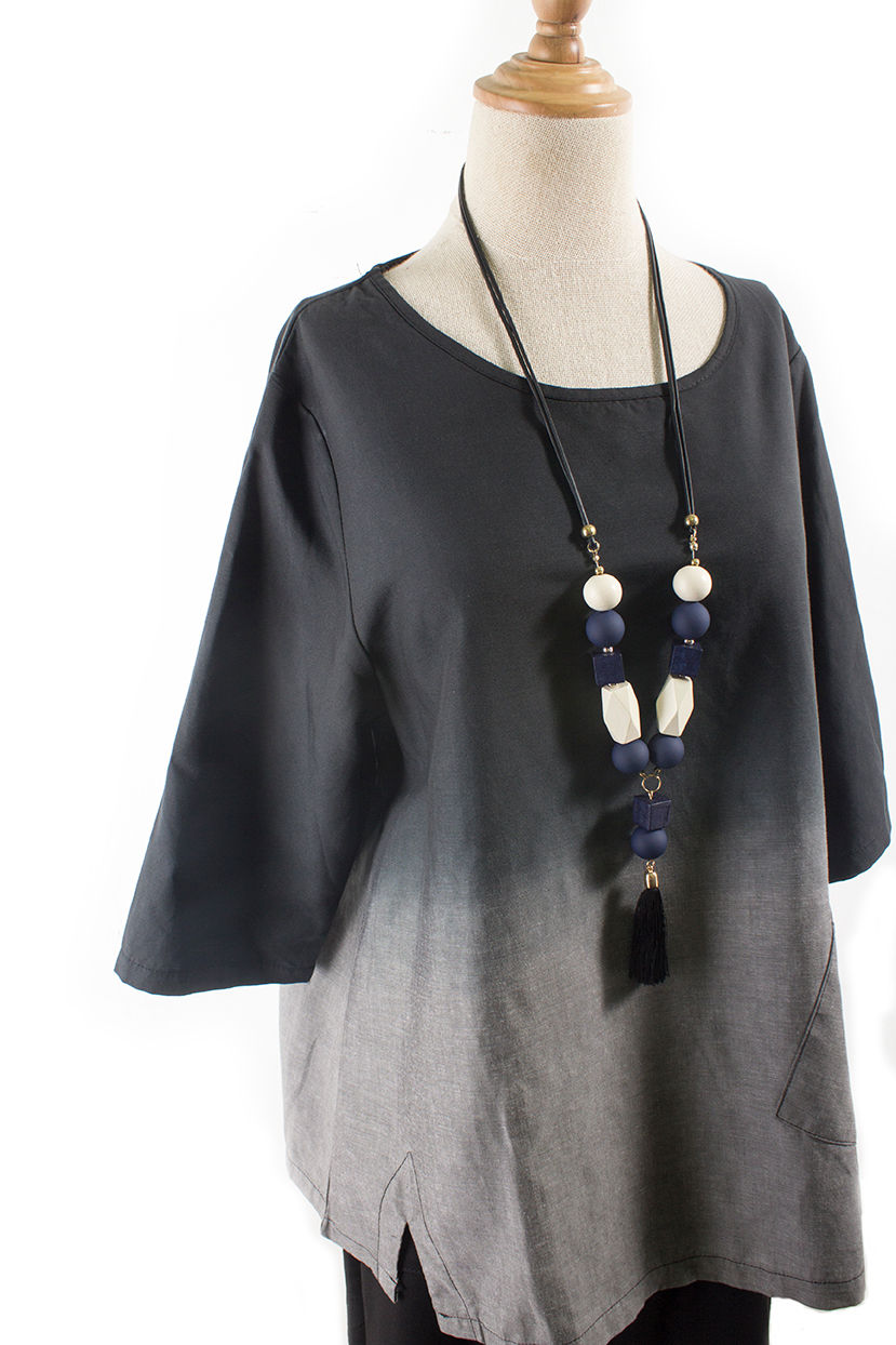 Vida Tie Dye Cotton Linen Top