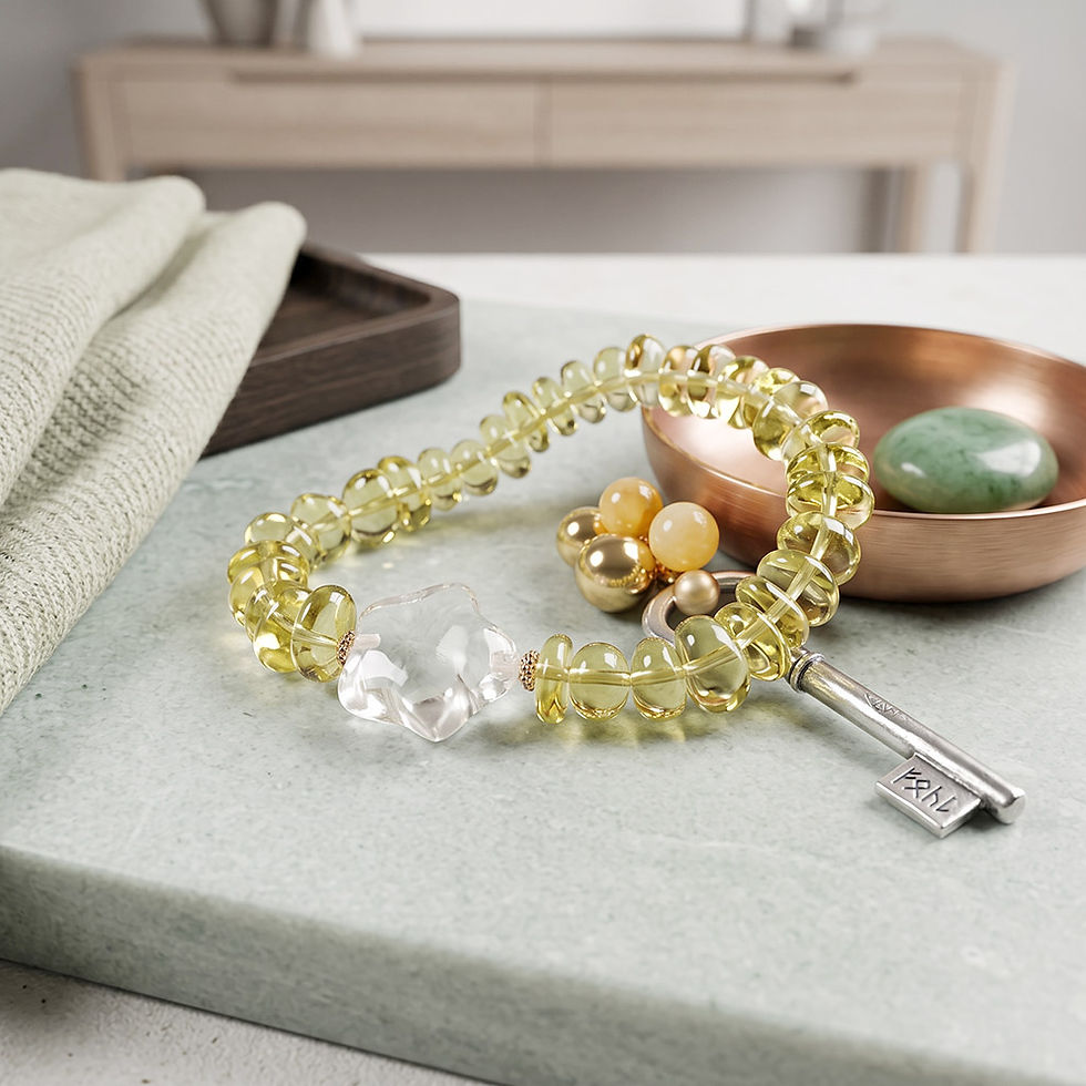 Thumbnail: Wealth Polaris Citrine Crystal Bracelet
